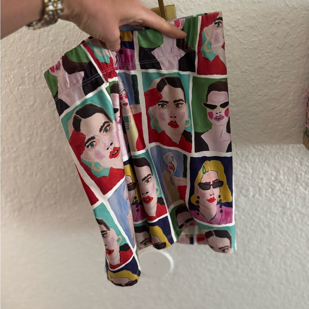 Natasha Pascal Limited Edition Art Print Biker Shorts (Zara)